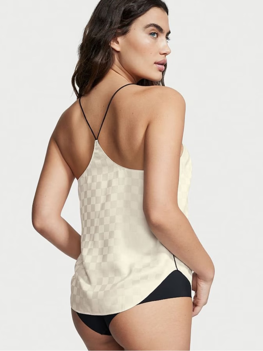 Victoria’s Secret Vanilla Dream Nude Racerback Satin Camisole Top Size Medium
